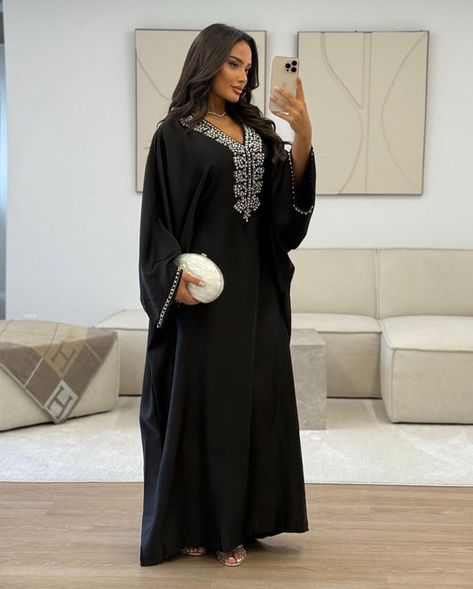 Abaya Mariposa con Cristales