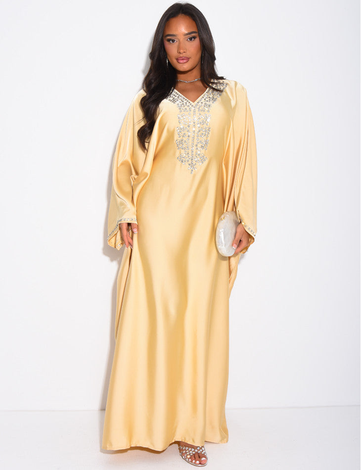 Abaya Mariposa con Cristales
