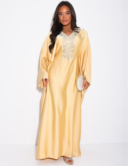 Abaya Mariposa con Cristales