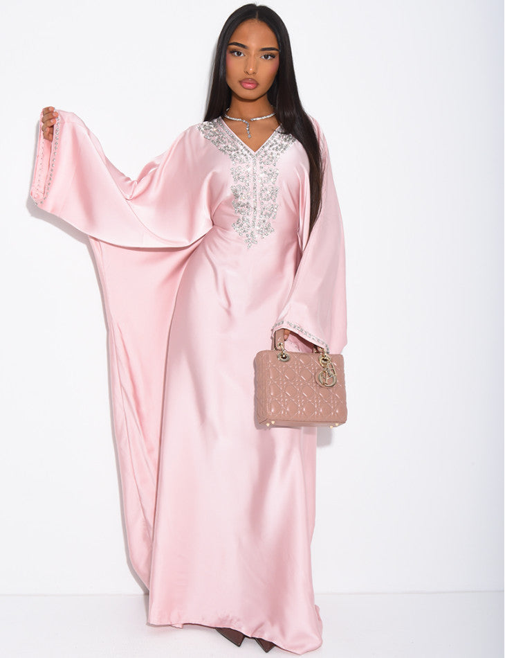 Abaya Mariposa con Cristales