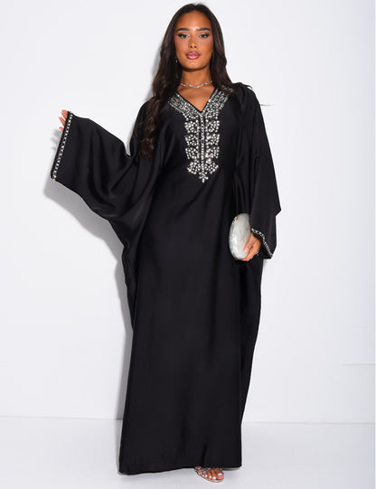 Abaya Mariposa con Cristales
