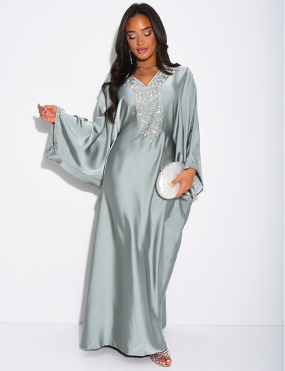 Abaya Mariposa con Cristales