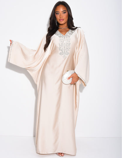 Abaya Mariposa con Cristales