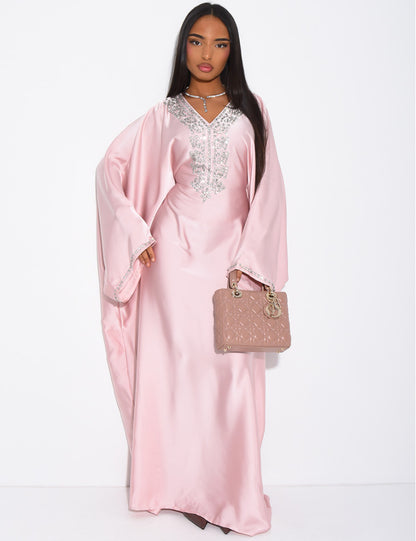 Abaya Mariposa con Cristales